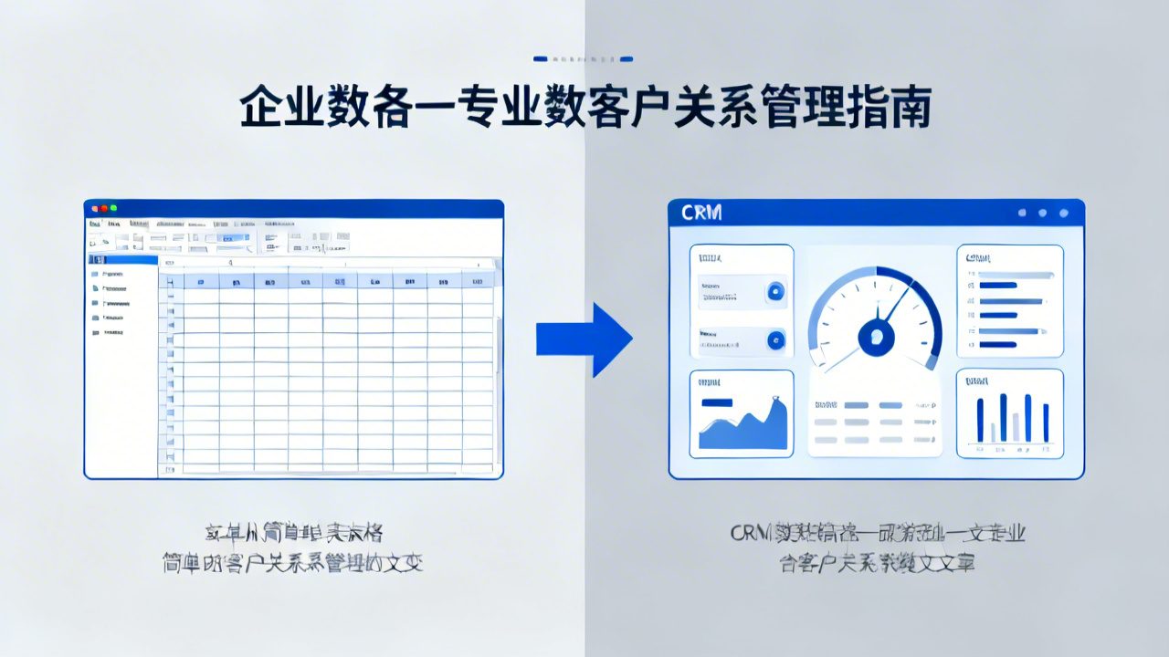 从Excel到专业CRM：2026年企业升级完全指南