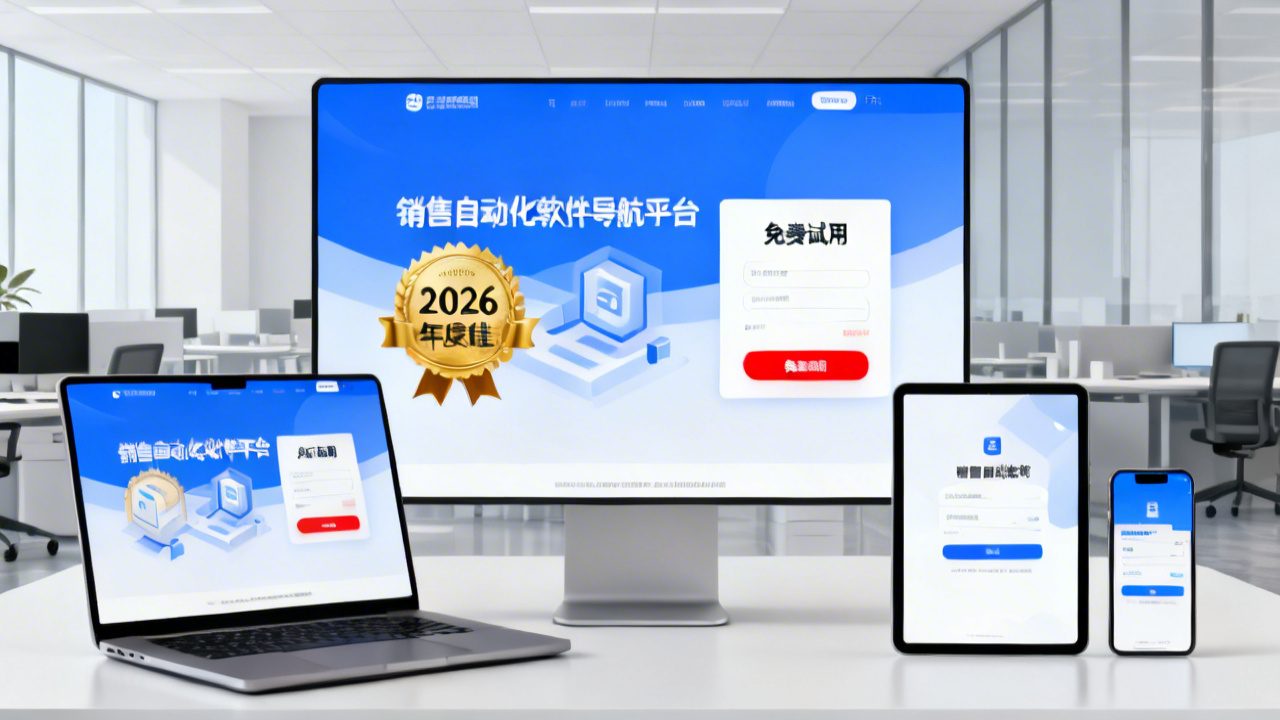 2026年最佳销售自动化软件官网导航及试用入口大全