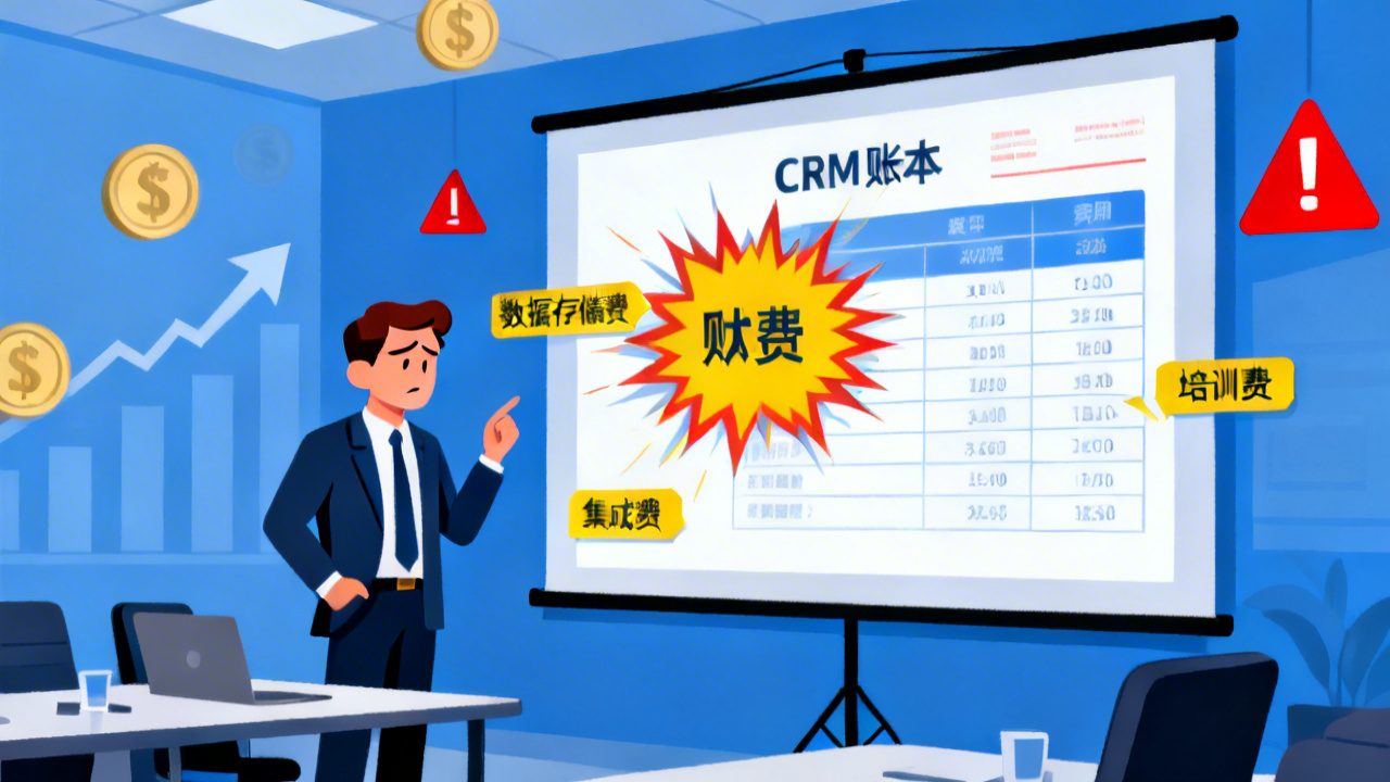 2026年CRM系统隐藏费用预警：这些成本你可能没想到