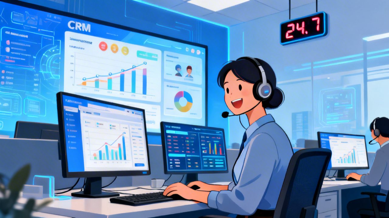 十大CRM厂商服务能力：7×24小时支持响应