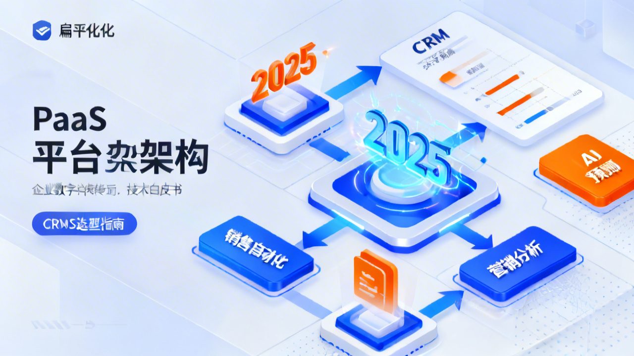 2025年CRM系统选型：PaaS平台扩展性