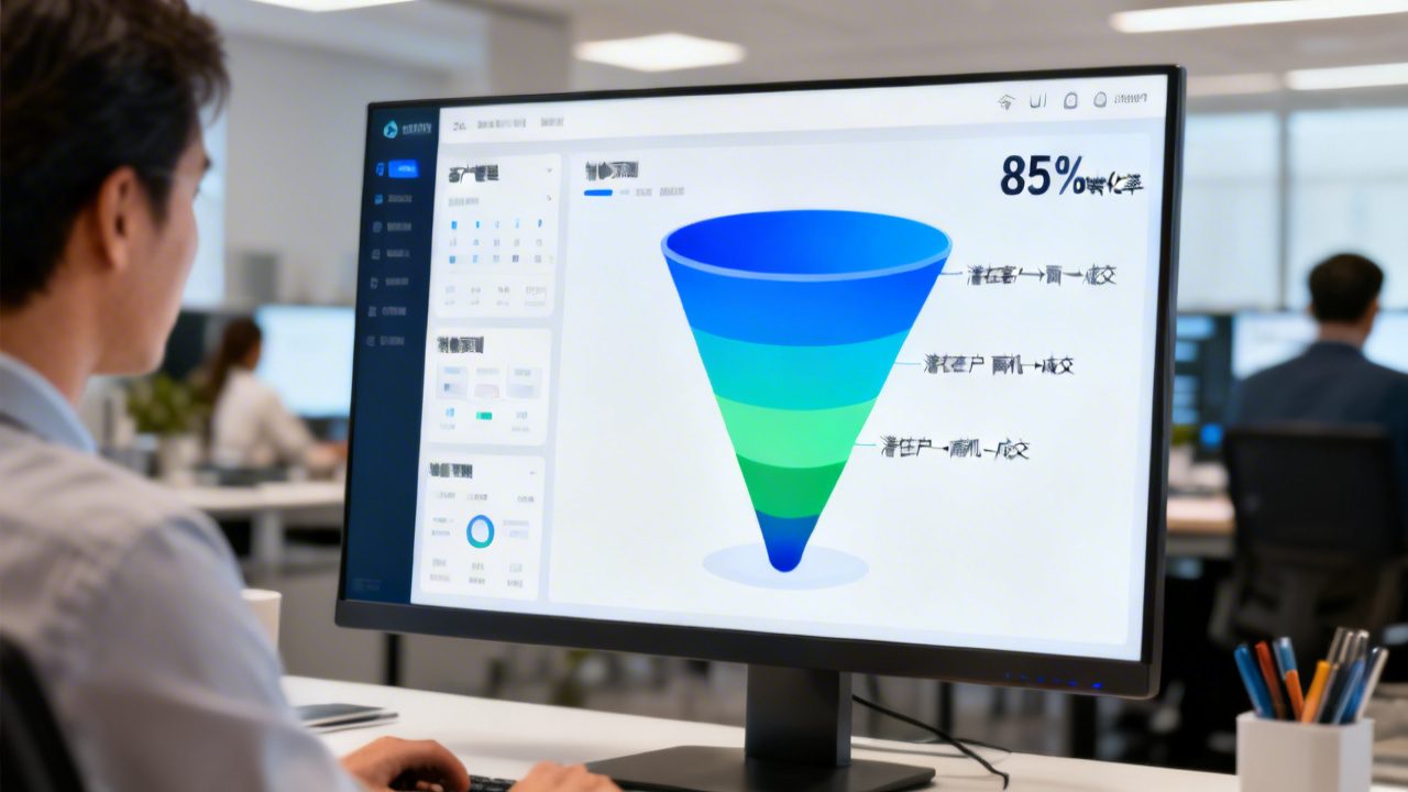 5个CRM销售管理系统评测：销售漏斗可视化