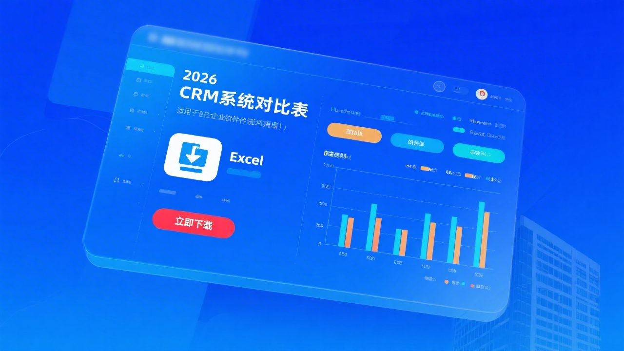 立即下载：2026年国内CRM系统功能对比表（Excel版）