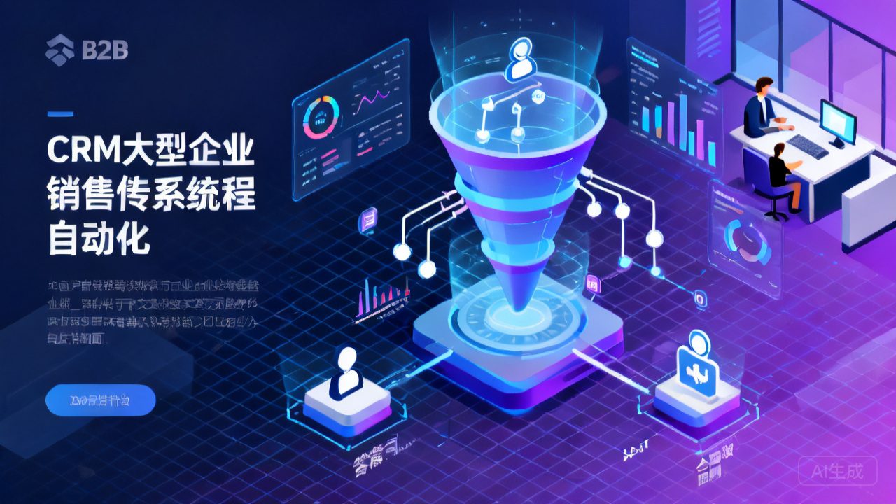 专注B2B的大中型企业CRM盘点：复杂销售流程怎么管？