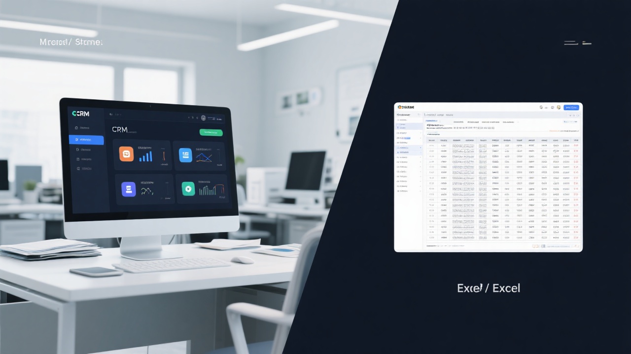 CRM系统与Excel管理客户：效率差距到底有多大