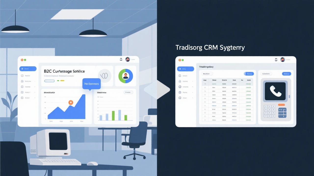 B2C客户管理软件与传统CRM的核心区别 