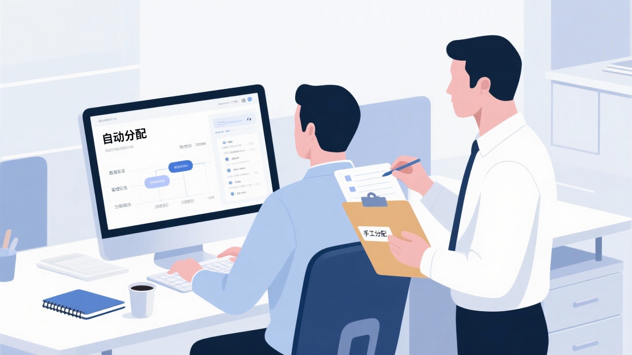线索自动分配和手工分配的核心区别 