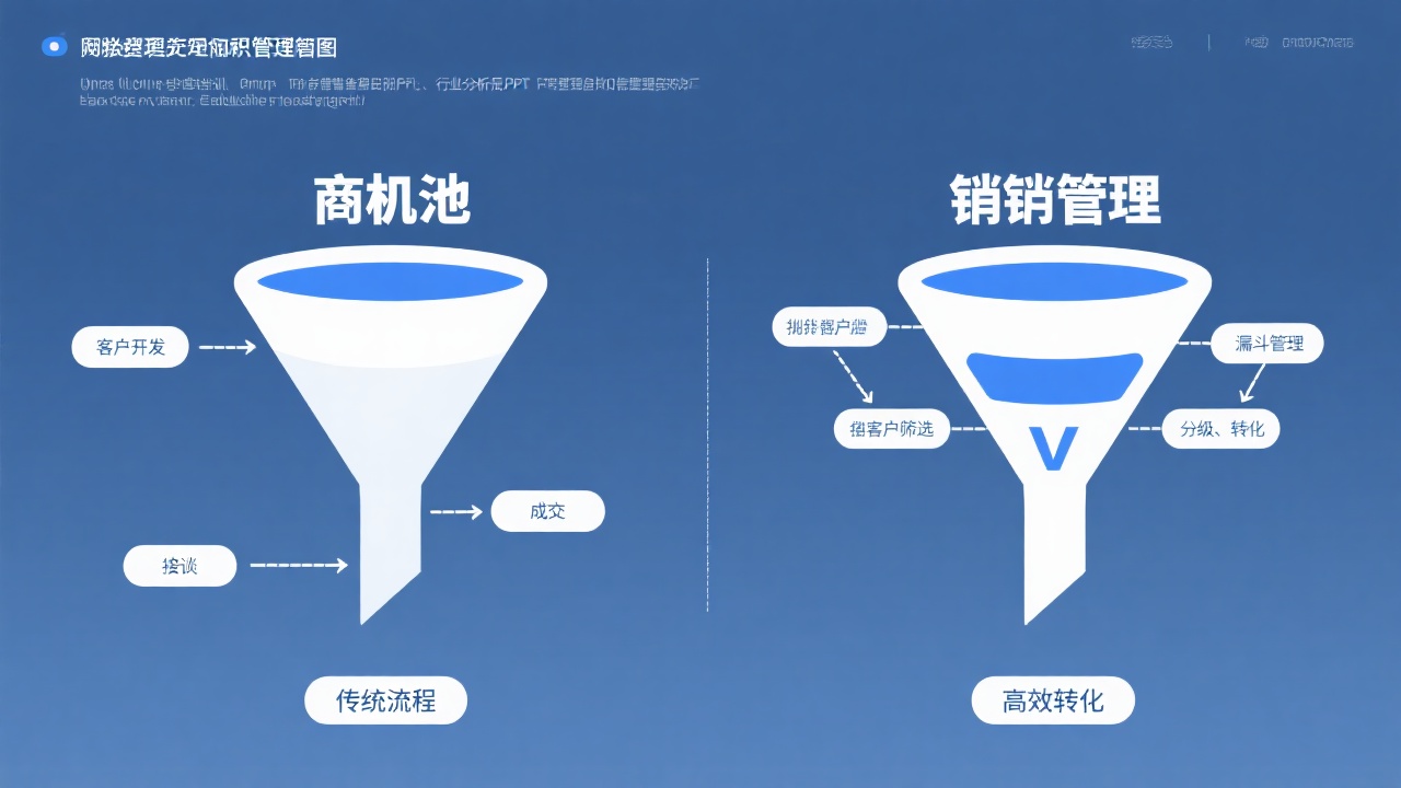 商机漏斗管理与传统销售流程的核心区别