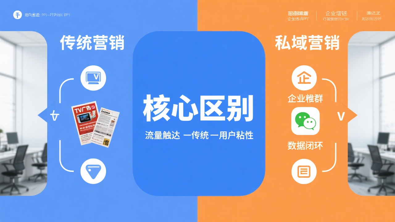 私域营销管理与传统方法的核心区别