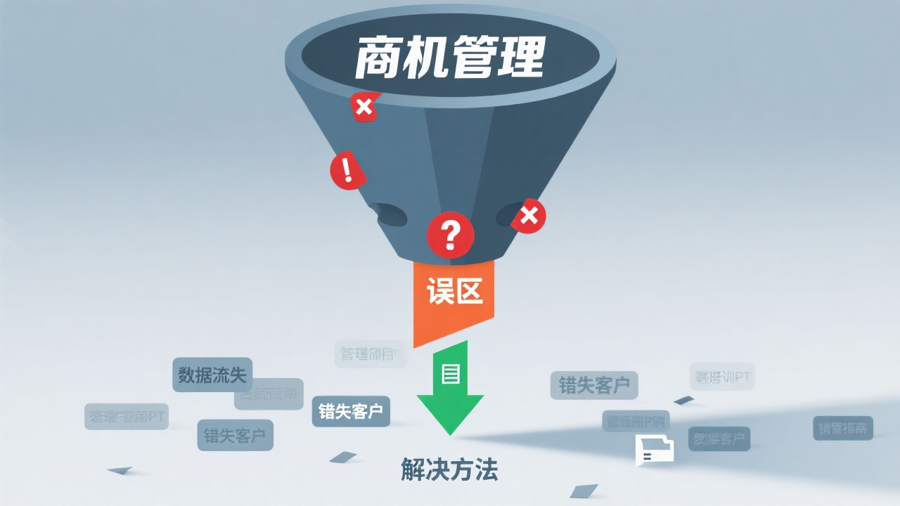 商机漏斗管理应用中常见的5大误区及解决方法