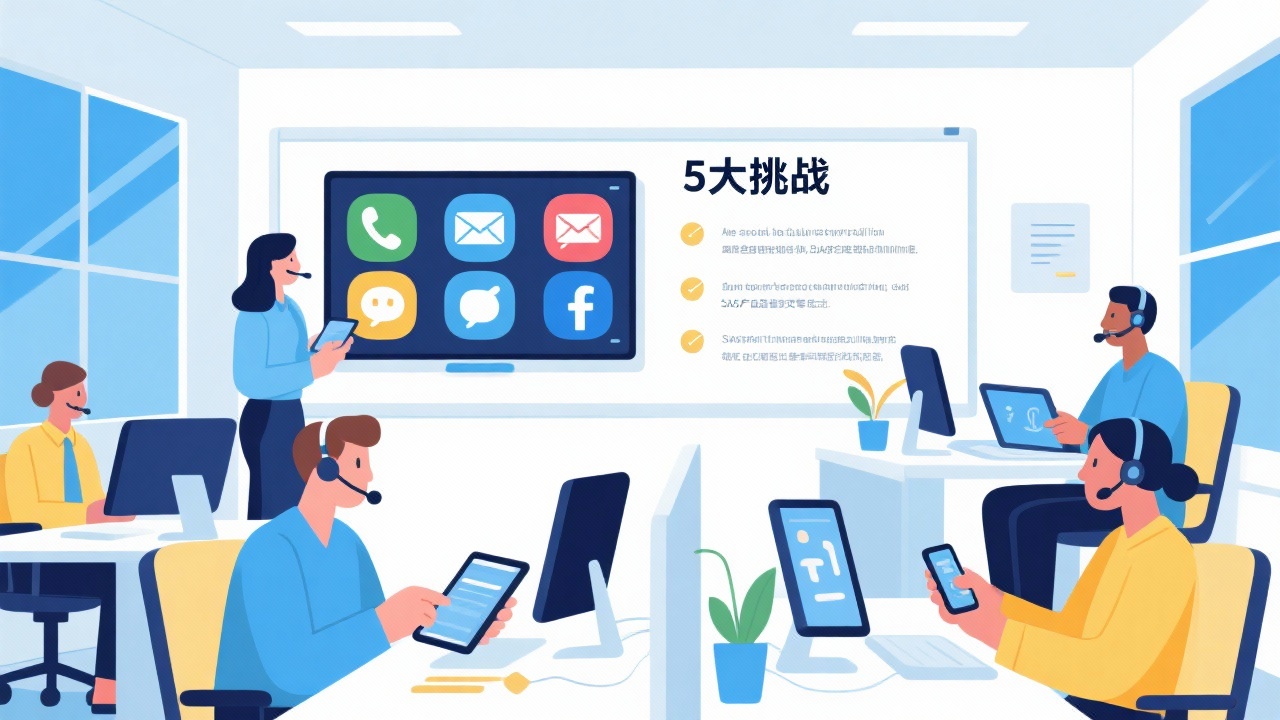 多渠道客户支持常见的5大挑战及解决方法